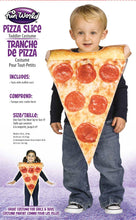 Load image into Gallery viewer, Fun World Toddler Pizza Slice Foam Tunic Costume 3T-4T
