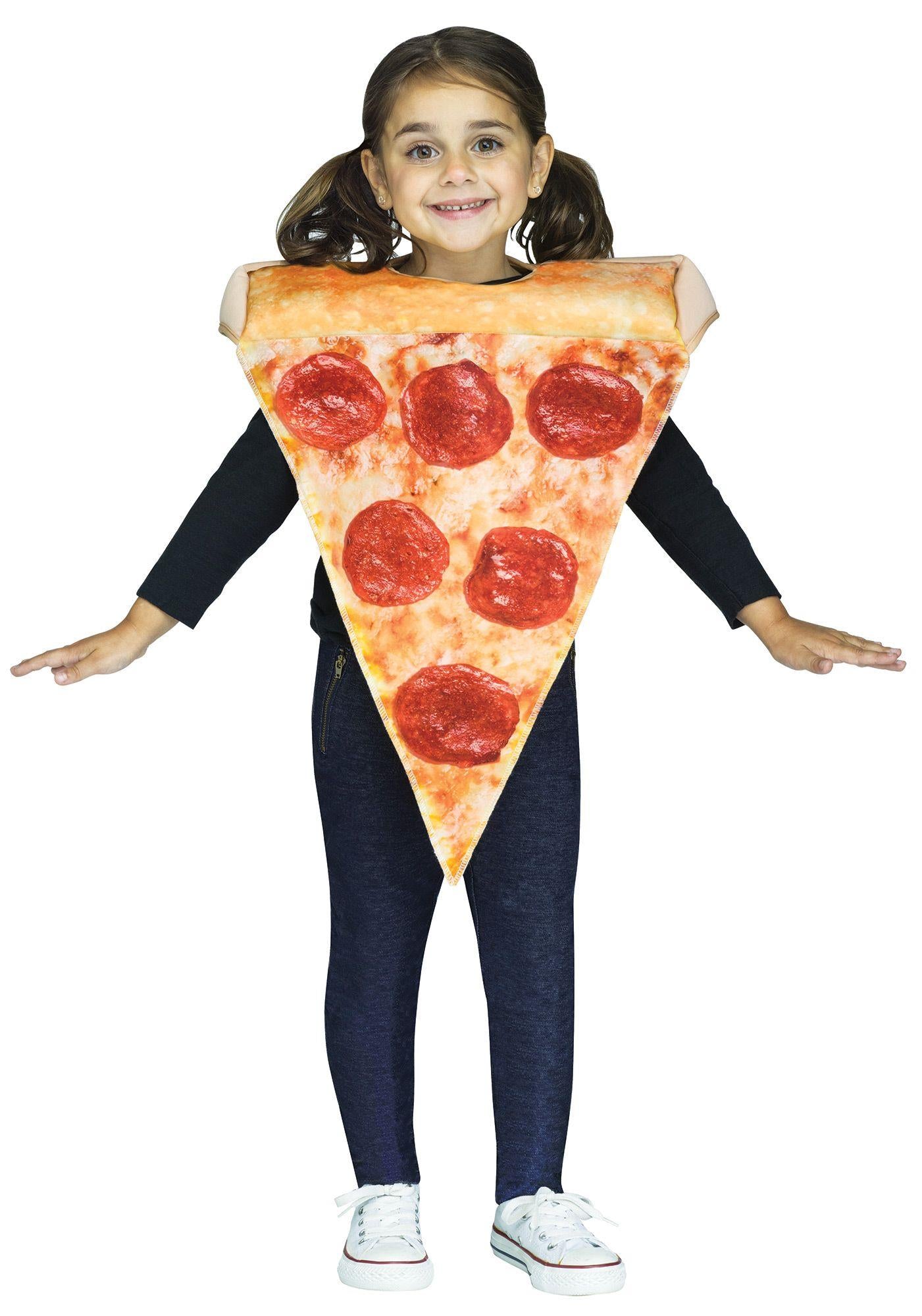 Fun World Toddler Pizza Slice Foam Tunic Costume 3T-4T