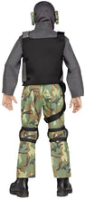 Load image into Gallery viewer, Skull Soldier Soldier Crane Military Child Costume Medium 8-10
