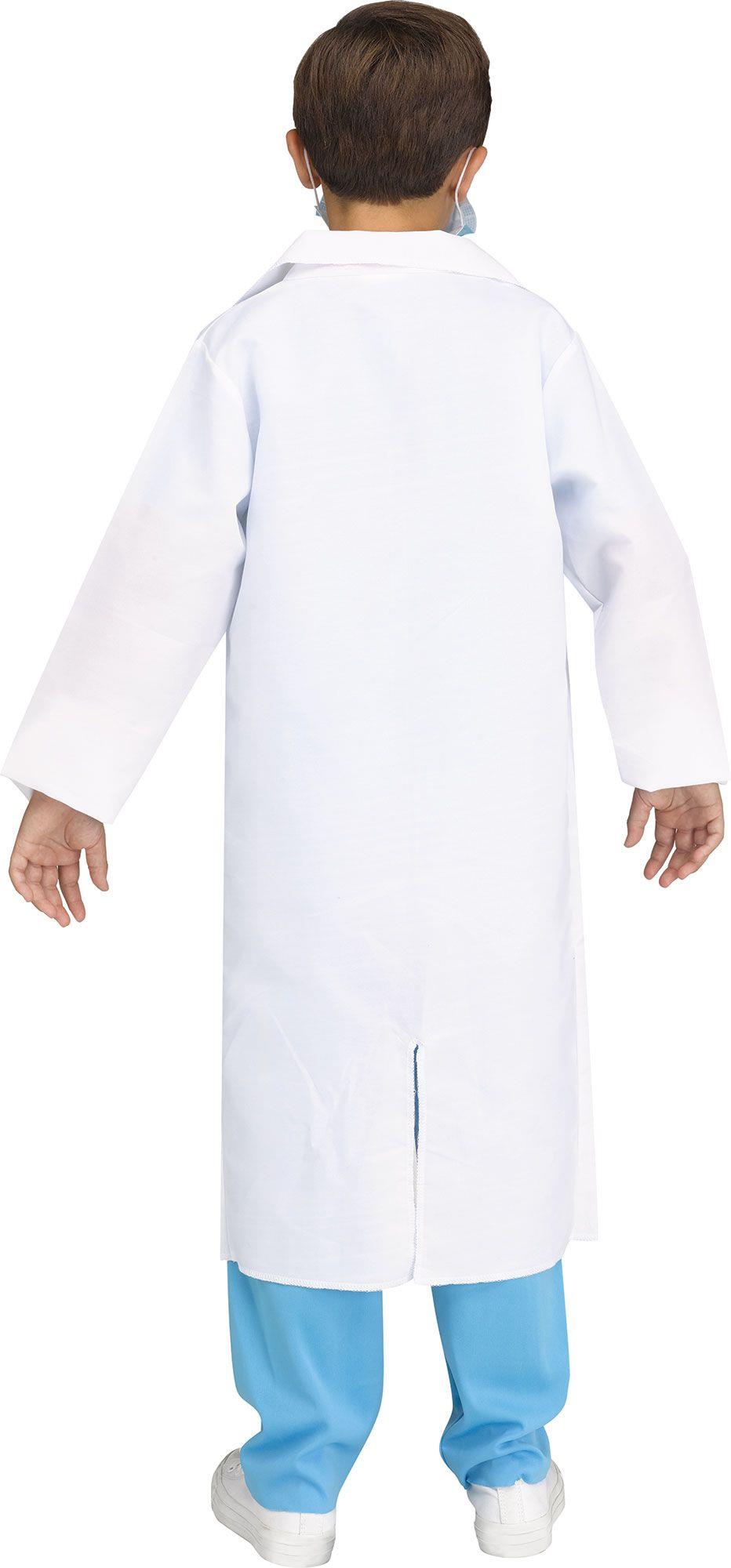 Doctor Child Surgeon Costume Lab Coat Size Small 4-6