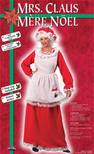 Load image into Gallery viewer, Mrs. Clause Christmas Santa Red Dress and Apron Adult Costume

