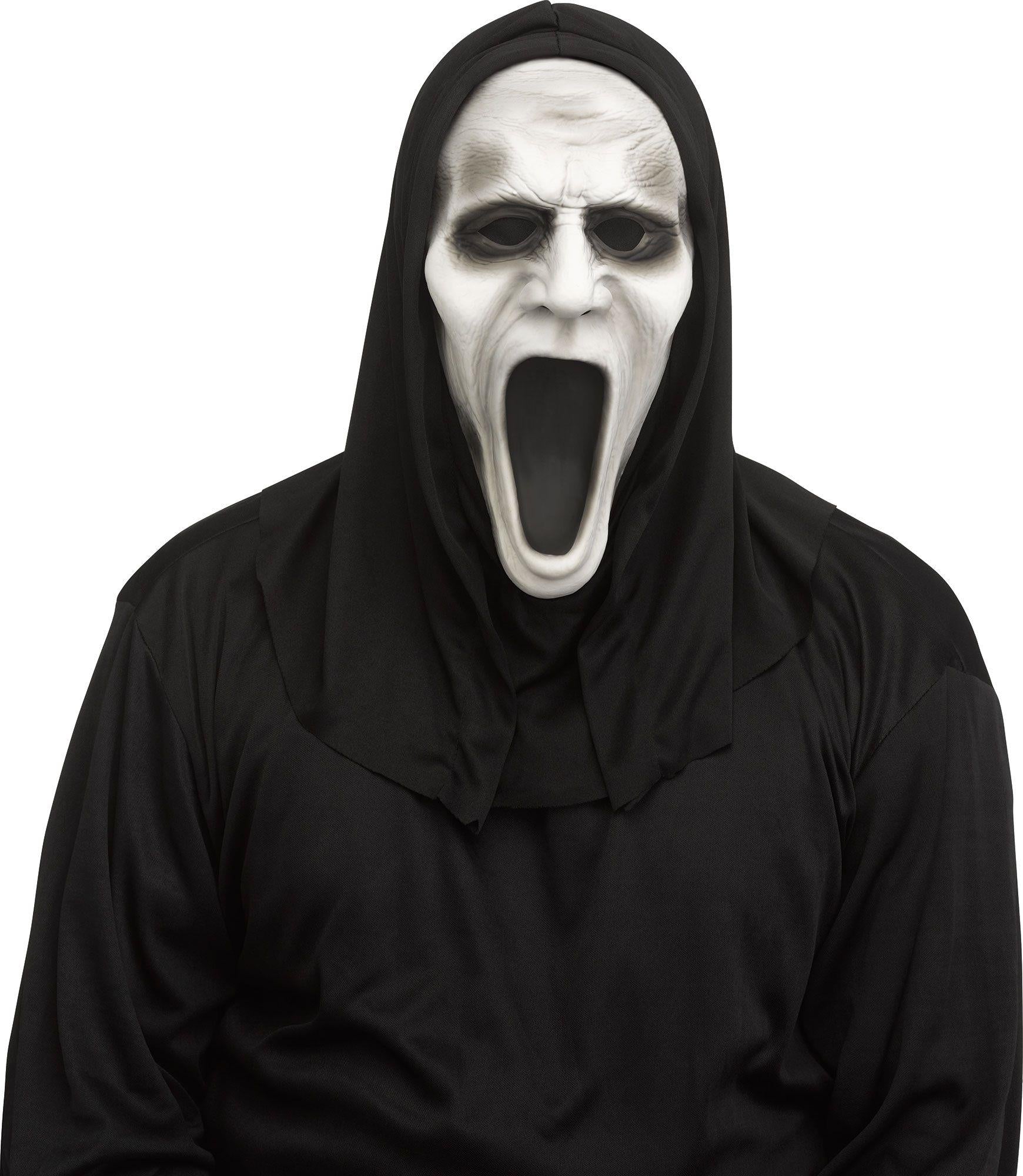 Fun World Silent Screamer Ghost Face PVC Character Costume Mask