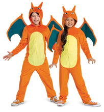 Load image into Gallery viewer, Charizard Pokemon Deluxe Child Halloween Costume Size Medium 7-8
