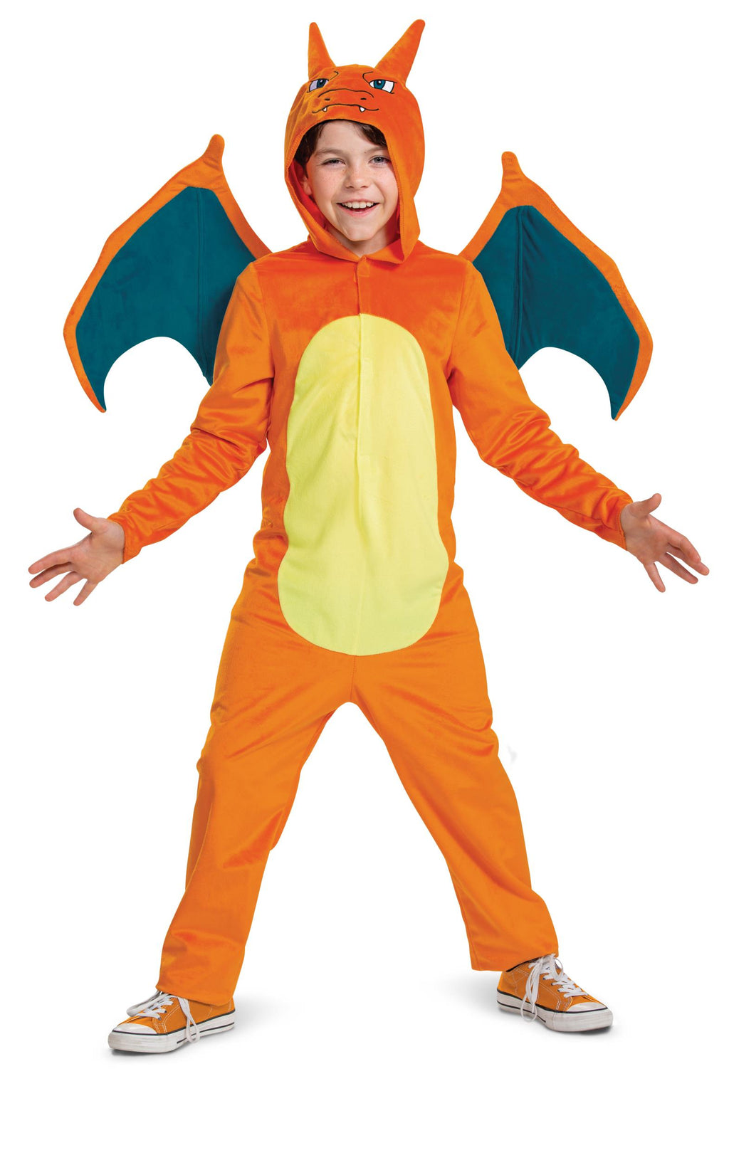 Charizard Pokemon Deluxe Child Halloween Costume Size Medium 7-8