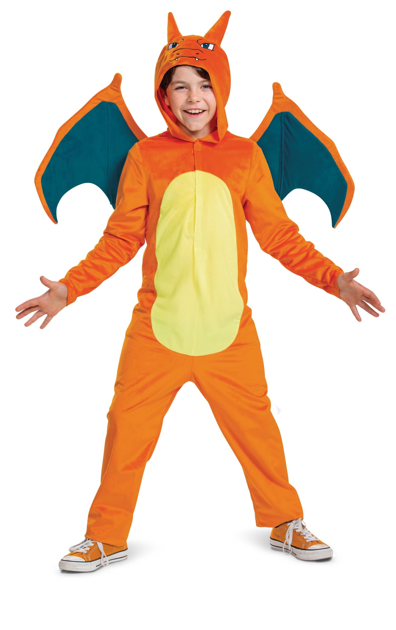 Charizard Pokemon Deluxe Child Halloween Costume Size Medium 7-8