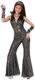 70's Disco Jumpsuit Adult Plus Size Women's Costume
