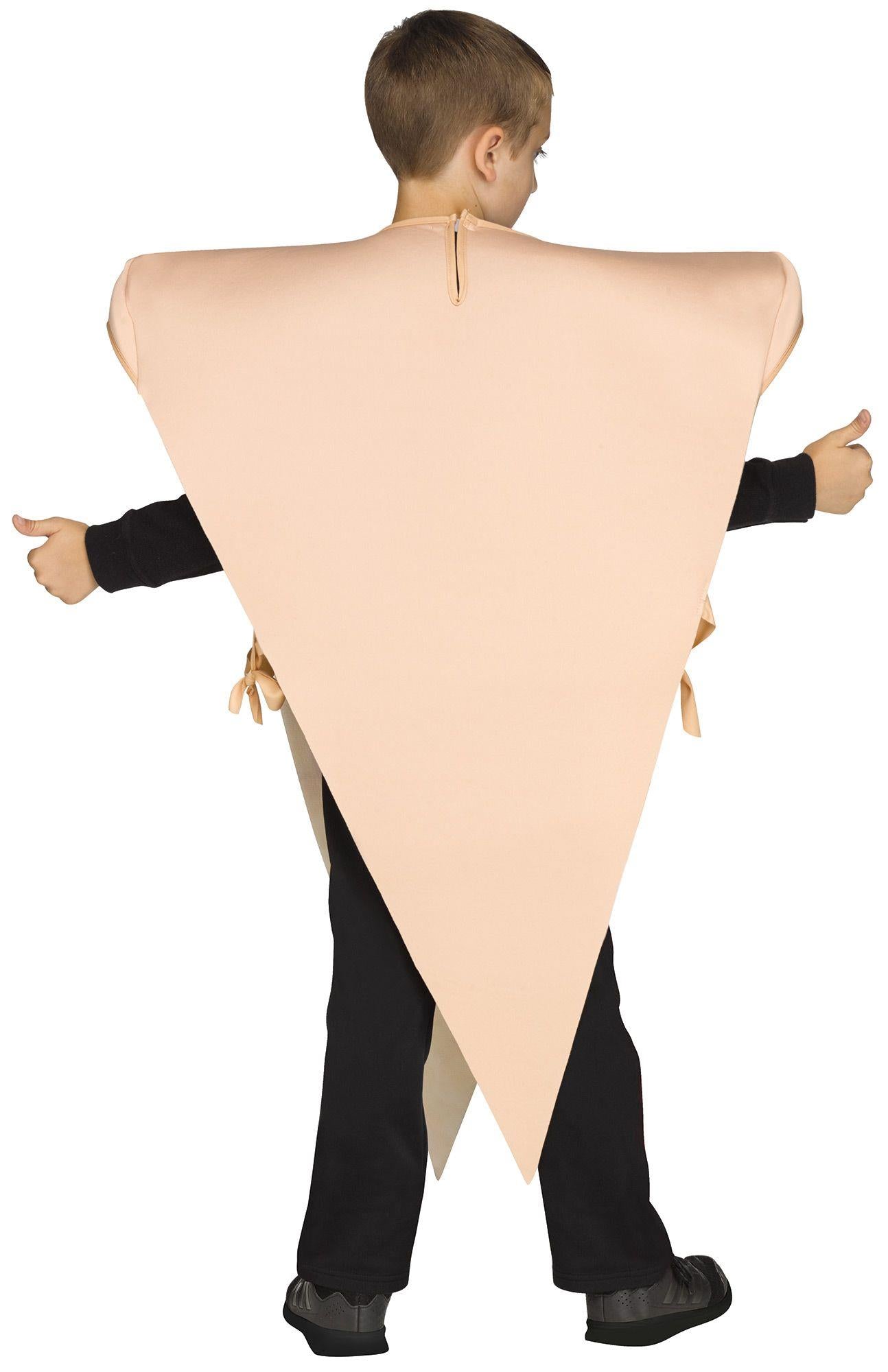 Festive Screen Print Pizza Child American Food Costume