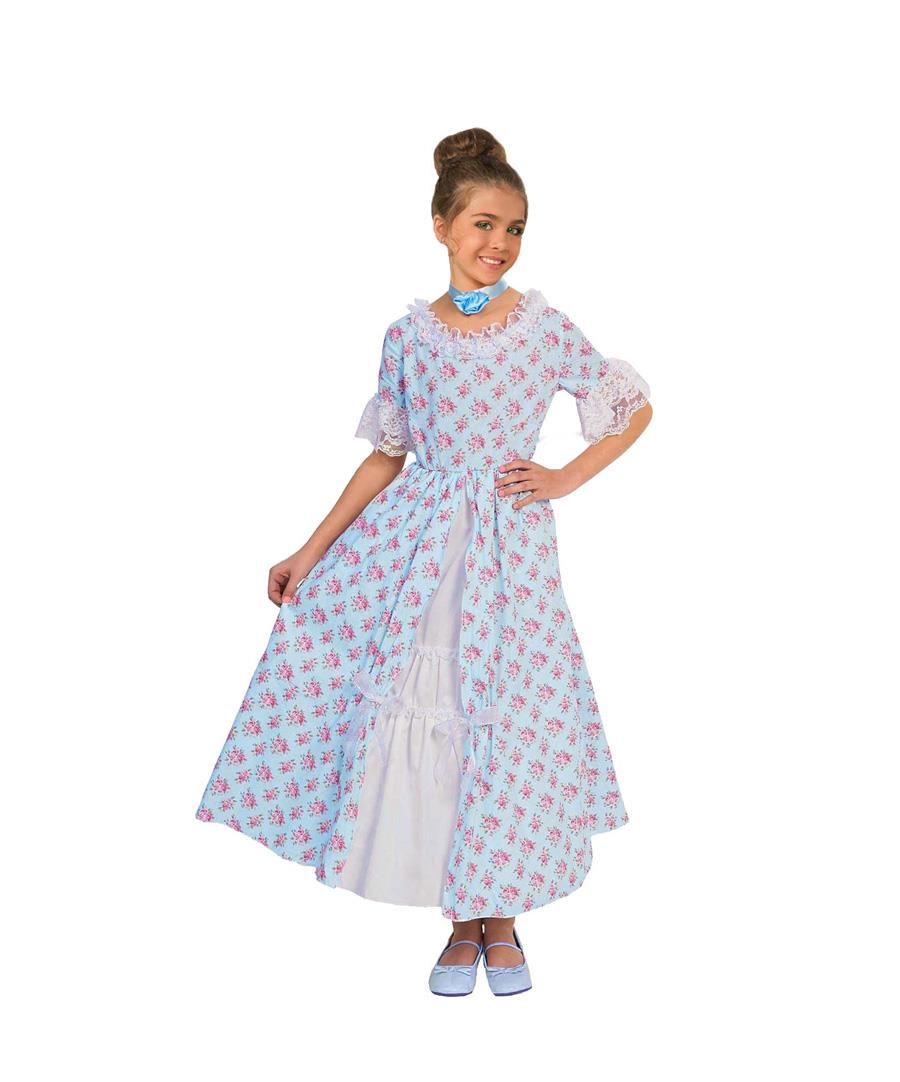 Early American Southern Girl Dress Costume Size Medium 8-10
