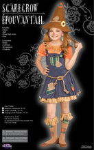 Load image into Gallery viewer, Cute Scarecrow Child Costume Size Large 12-14
