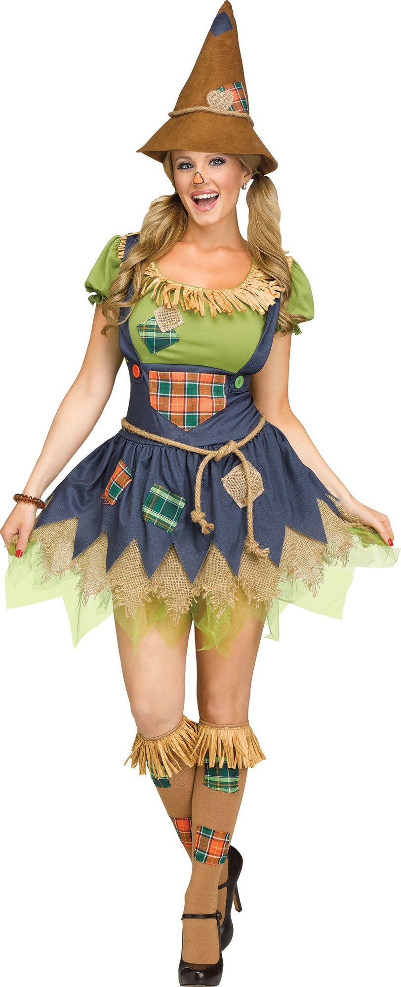 Sweet Scarecrow Dress Adult Costume