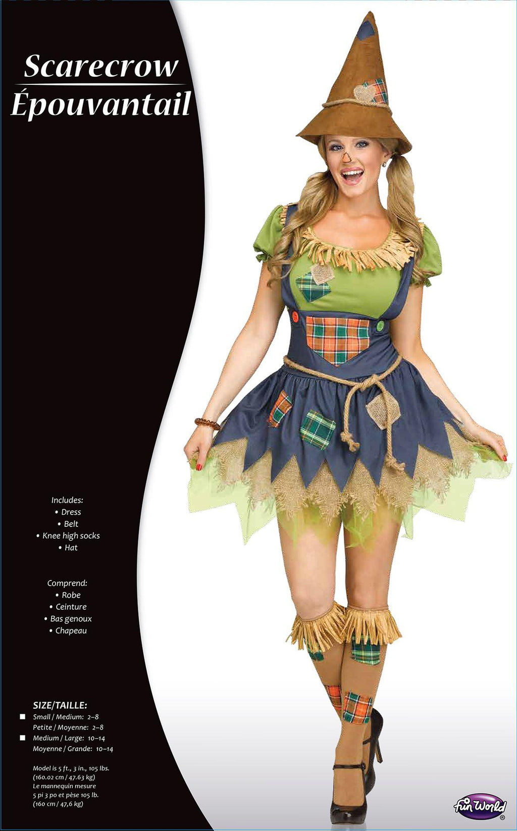 Sweet Scarecrow Dress Adult Costume
