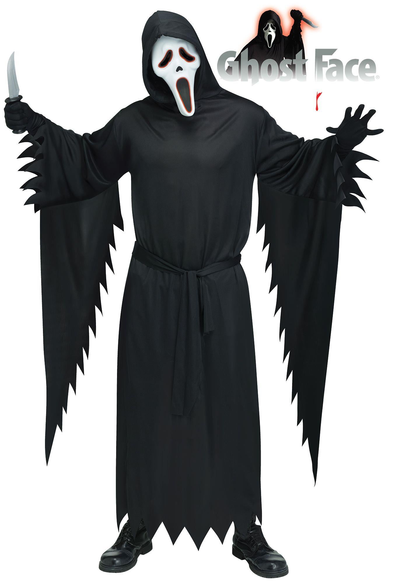 E.L. Scream Ghost Face 25th Anniversary Movie Edition Adult Costume