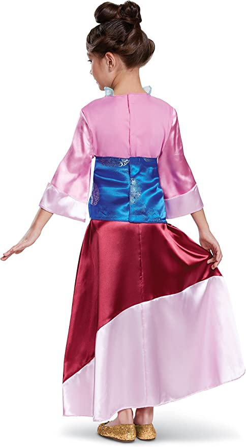 Mulan Disney Princess Deluxe Toddler Costume Medium 7-8