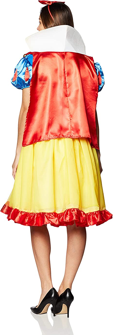 Disney Snow White Fab Dress Adult Halloween Costume Large 12-14