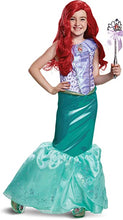 Load image into Gallery viewer, Ariel Dress Disney Princess Deluxe Toddler Costume Medium 7-8
