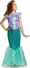 Load image into Gallery viewer, Ariel Dress Disney Princess Deluxe Toddler Costume Medium 7-8
