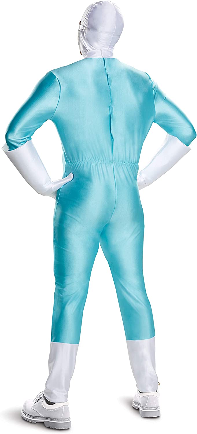 The Incredibles Frozone Jumpsuit Deluxe Adult Costume XX-Large 50-52