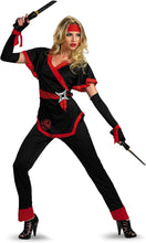 Load image into Gallery viewer, Ninja Dragon Female Adult Halloween Costume Medium 8-10
