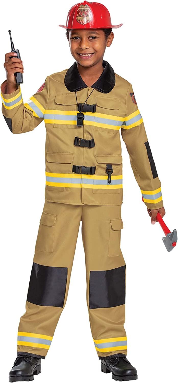 Firefighter High Quality Halloween Costume Size 4-6