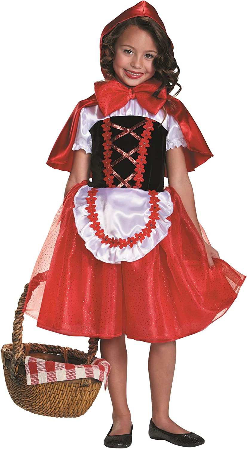 Little Red Riding Hood Fairy Tale Deluxe Toddler Costume Medium 7-8