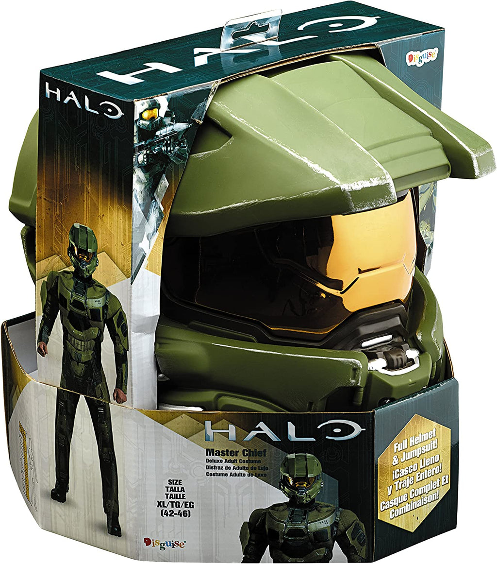 Halo Master Chief Jumpsuit Deluxe Adult Costume XX-Large 50-52