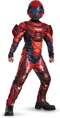 Halo Red Spartan Muscle Child Costume Large 10-12