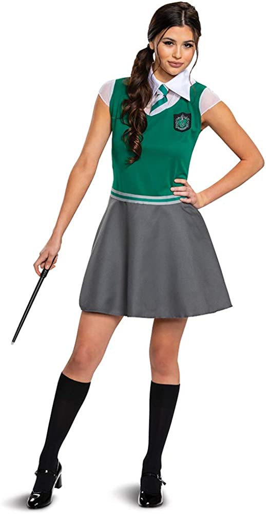 Harry Potter Slytherin Dress Adult Halloween Costume X-Large 18-20
