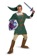 Load image into Gallery viewer, Zelda: Link Prestige Jumpsuit Deluxe Adult Costume XX-Large 50-52
