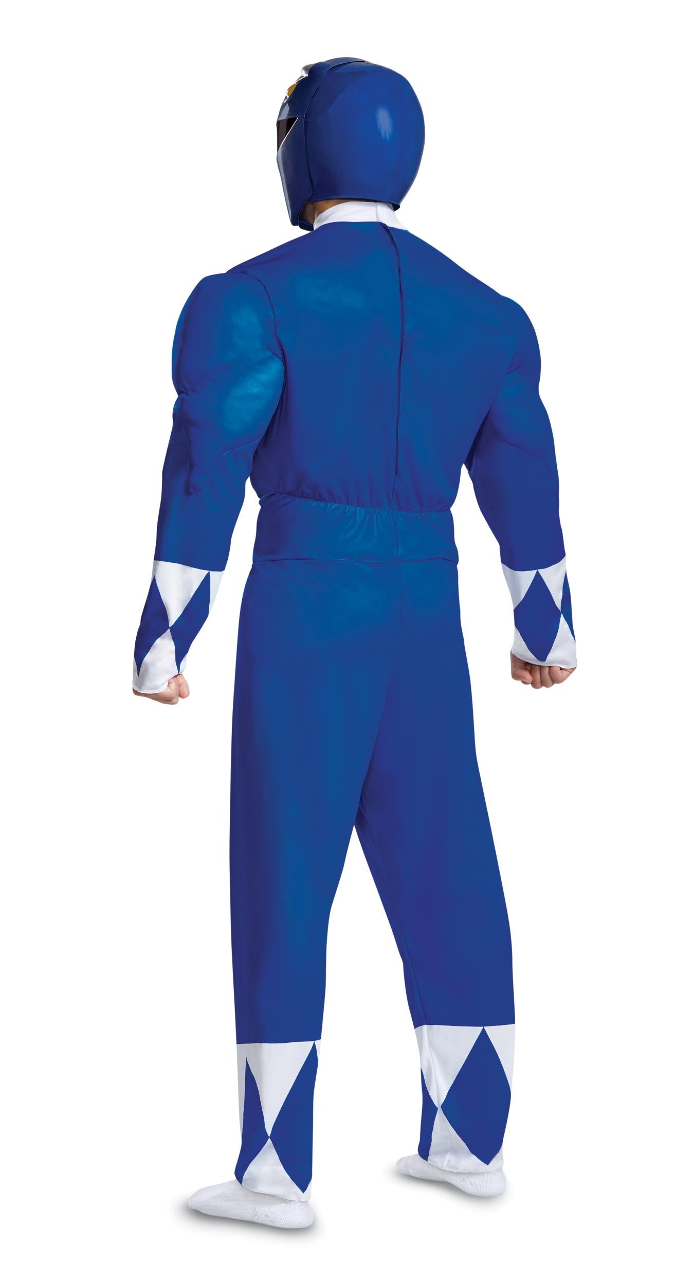 Blue Ranger Power Rangers Classic Deluxe Adult Costume XXL 50-52