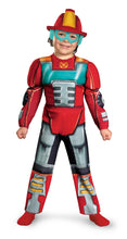 Load image into Gallery viewer, Heatwave Rescue Bot Muscle High Quality Toddler Costume Small 4-6
