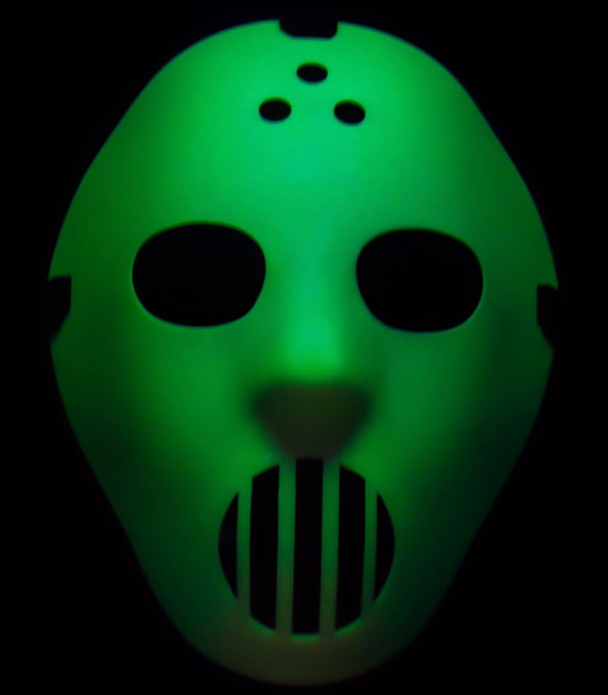 Glow In The Dark Goalie Friday the 13th Jason Hockey Mask