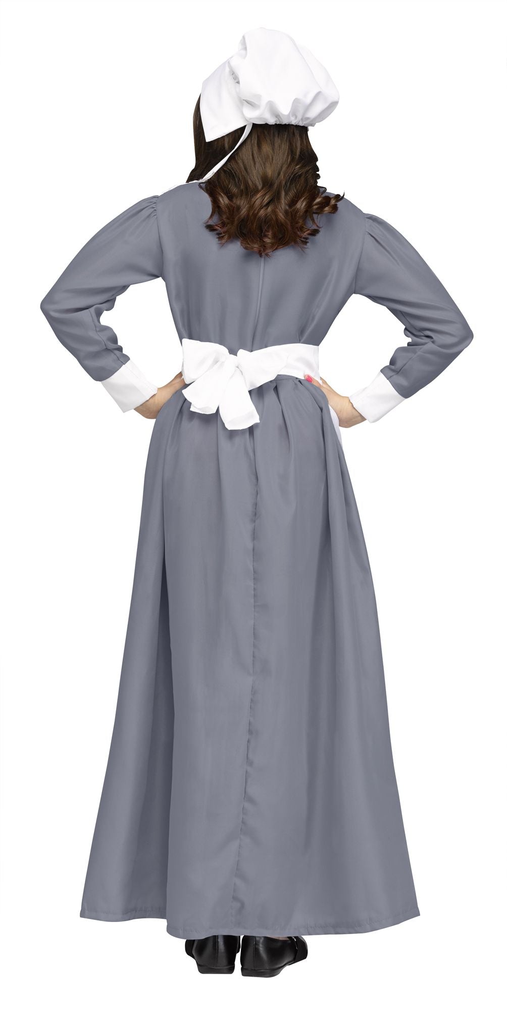 Pilgrim Girl Thanksgiving Colonial Child Costume Large 12-14