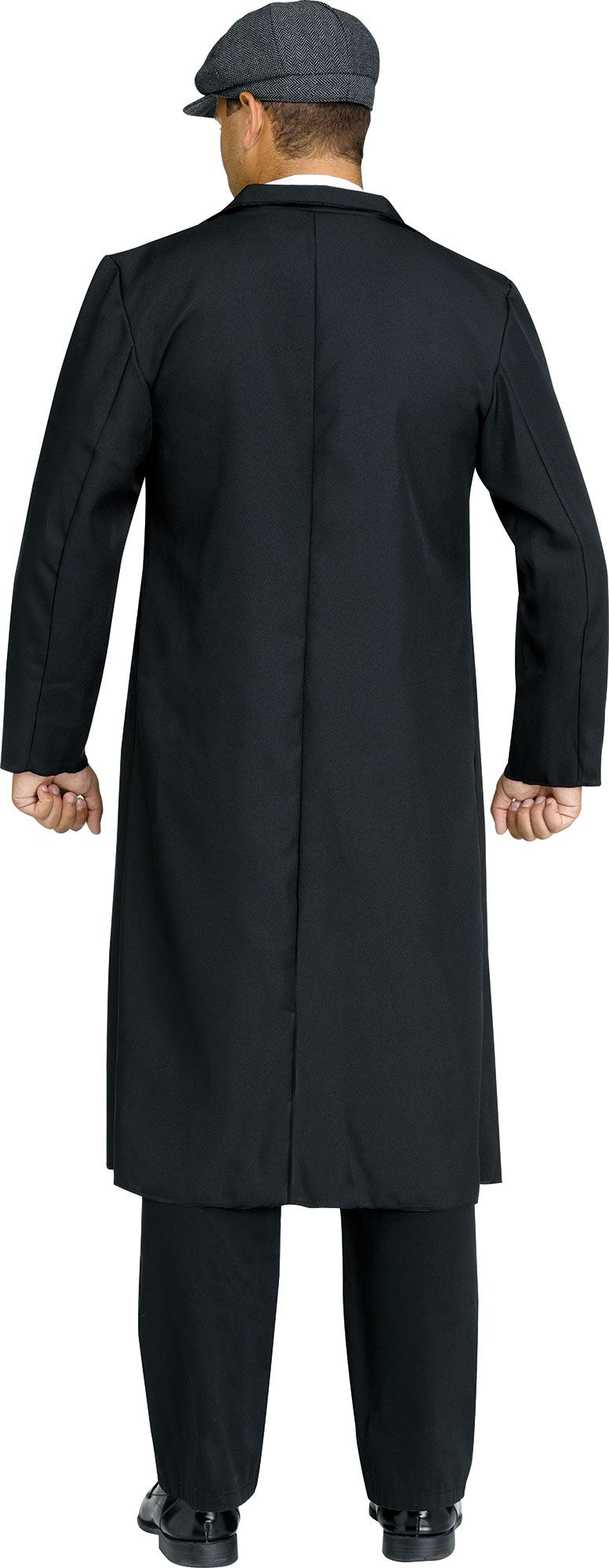 1920's Blinder Bad Boy Black Coat 20's Adult Costume