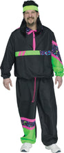 Load image into Gallery viewer, 80&#39;s Men&#39;s Track Suit Retro Adult Costume Plus Size
