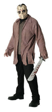 Load image into Gallery viewer, Adult Jason Voorhees Jacket with Inset Shirt and Mask
