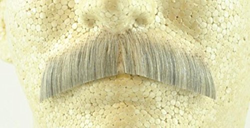 Light Gray Human Hair Gentleman Moustache 2011