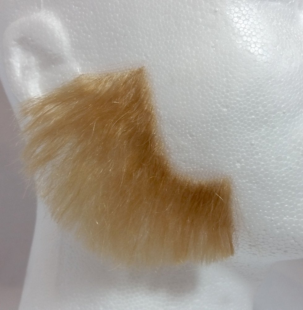 Blonde 100% Human Hair European Character Elegant Mutton Chop Sideburns 2019