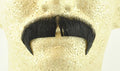 Black 100% Human Hair European Character Elegant Handlebar Mustache 2028