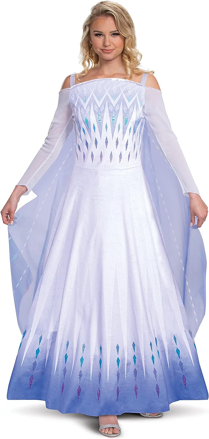 Snow Queen Elsa Frozen Prestige Woman's Costume Adult Small 4-6