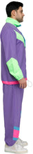Load image into Gallery viewer, Hip 80&#39;s Retro Sweat Track Suit Adult Mens Costume Plus Size
