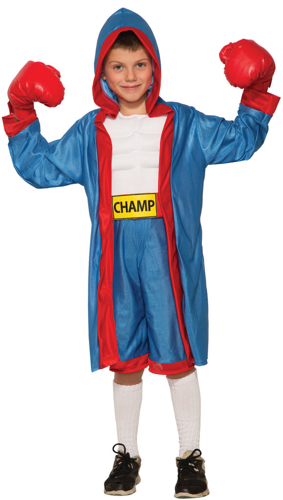 Boxer Boy Champ Child Costume Size Medium 8-10