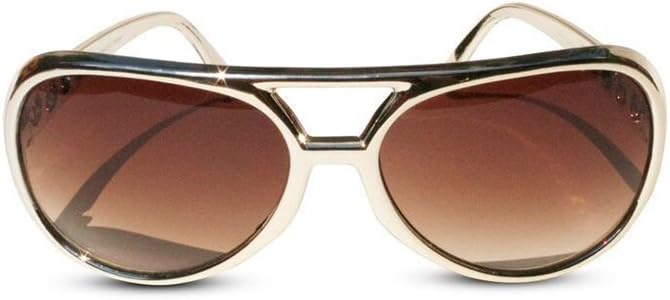 Gold Elvis Presley Novelty Eyewear Glasses