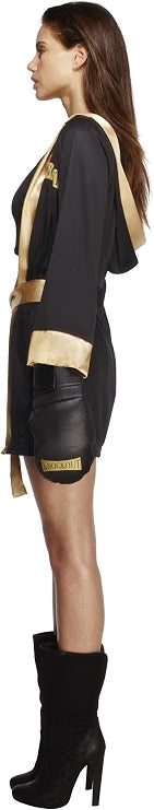 Fever Knockout Boxer Women's Costume - Black