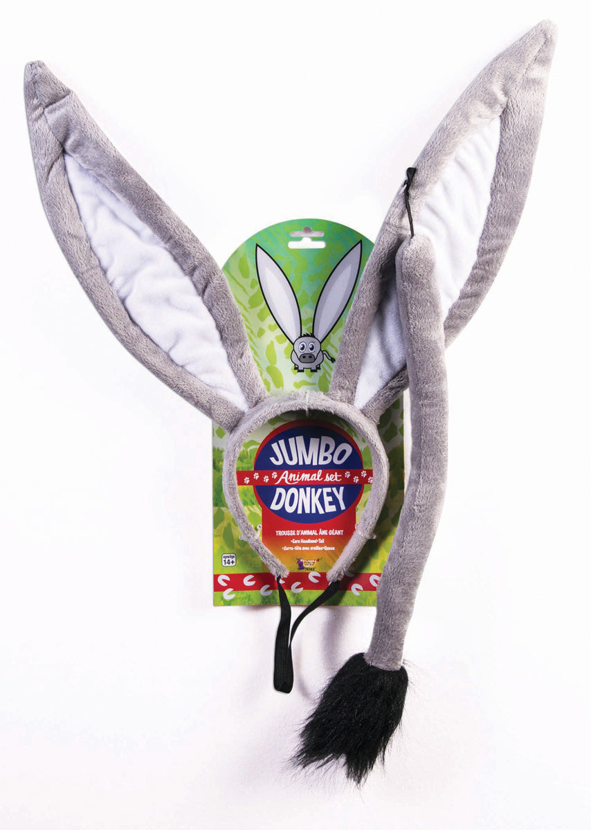 Jumbo Donkey Ears and Tail Kit