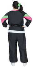 Load image into Gallery viewer, 80&#39;s Track Sweat Suit Adult Costume 1X 16-20
