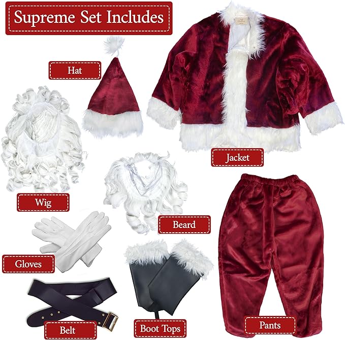 Santa Clause Complete Supreme Costume XXXL