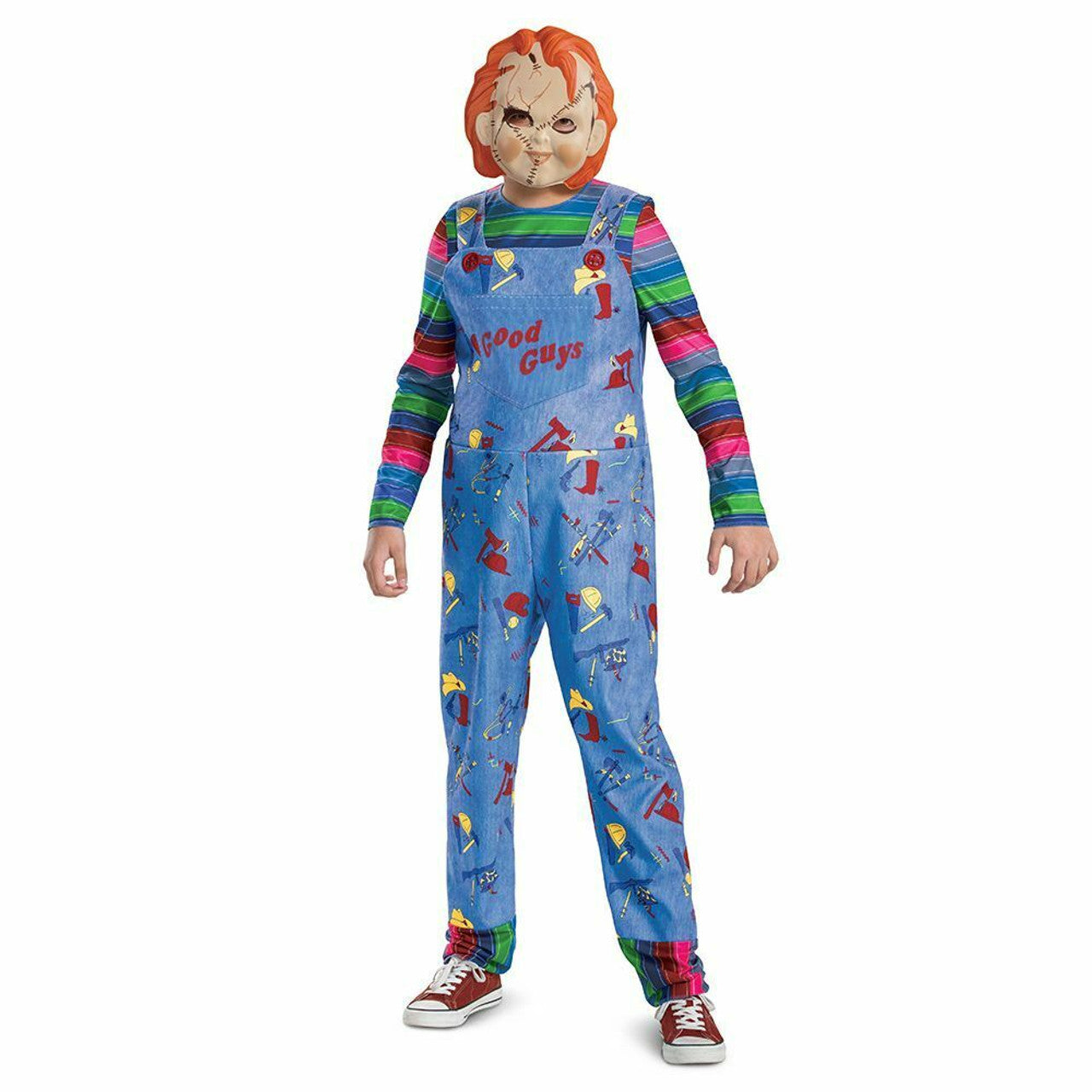 Chucky Childs Play Serial Killer Doll Movie Child Costume Medium 7-8