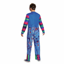 Load image into Gallery viewer, Childs Play Chucky Doll Overalls Deluxe Adult Costume XXL 50-52
