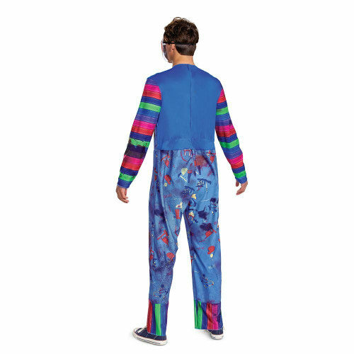 Childs Play Chucky Doll Overalls Deluxe Adult Costume XL 42-46