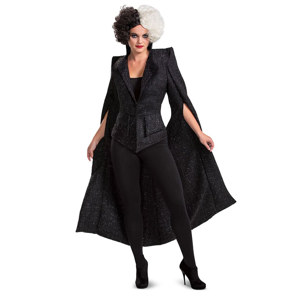 101 Dalmatians Cruella de Vil Deluxe Costume for Women Large 12-14